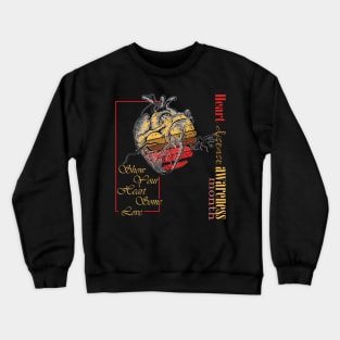 Heart disease awareness month 2023 Crewneck Sweatshirt